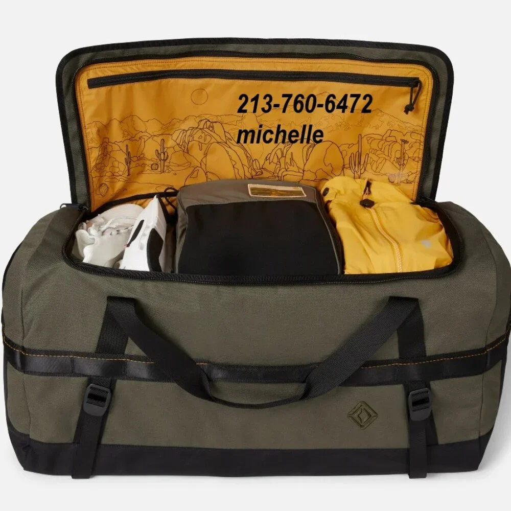 Rivian Duffel + Packing Cube Set – Forest Edge, CA Exclusive – Brand New
